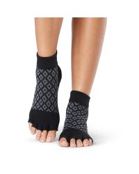 Low Rise Half Toe Grip Socks Snowflake - ToeSox - SimplyWorkout