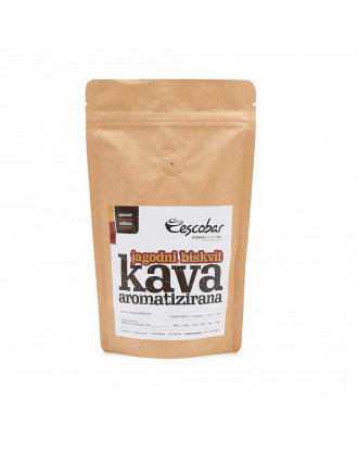 Flavored coffee Escobar strawberry biscuit 