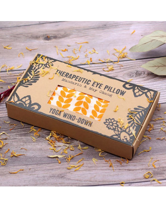 Eye pillows with linseed and essential oils