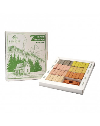 Incense Smudge set in the shape of a brick (70 bricks + terracotta holder)