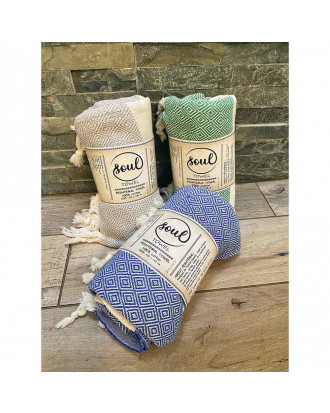 Turkish towel, Peshtemal Vintage blanket 100 x 180 cm