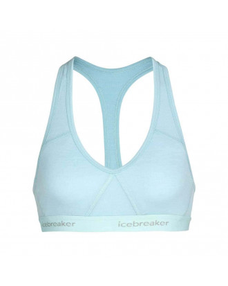 Women's merino wool sports bra Sprite Racerback