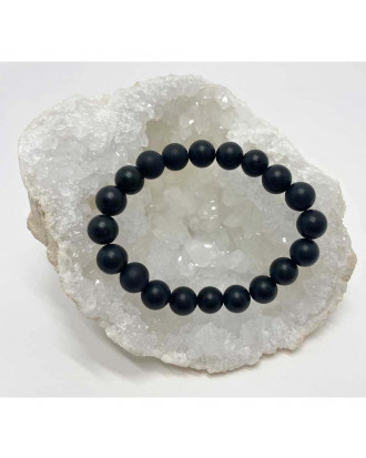 Bracelet Black Onyx White Moon Malas
