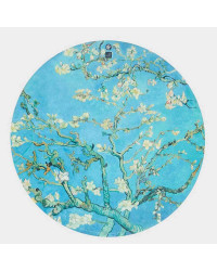 Round yoga mat Van Gogh series Almond Blossoms