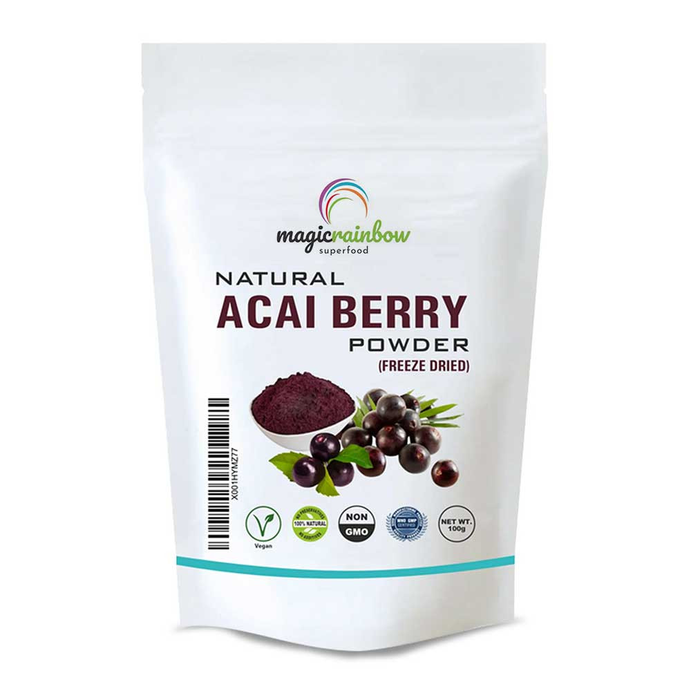 Freeze-dried acai berry powder