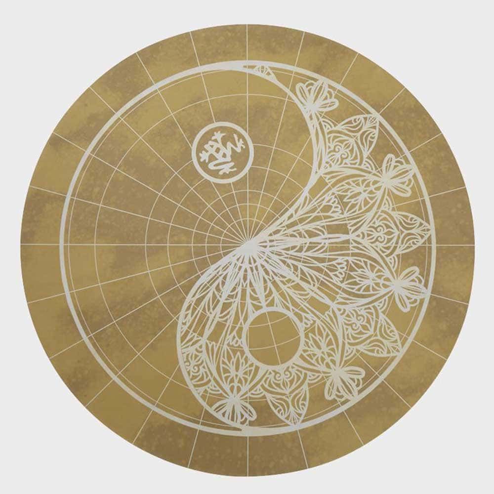 Round yoga mat Manduka eQua eKo 3mm 150cm