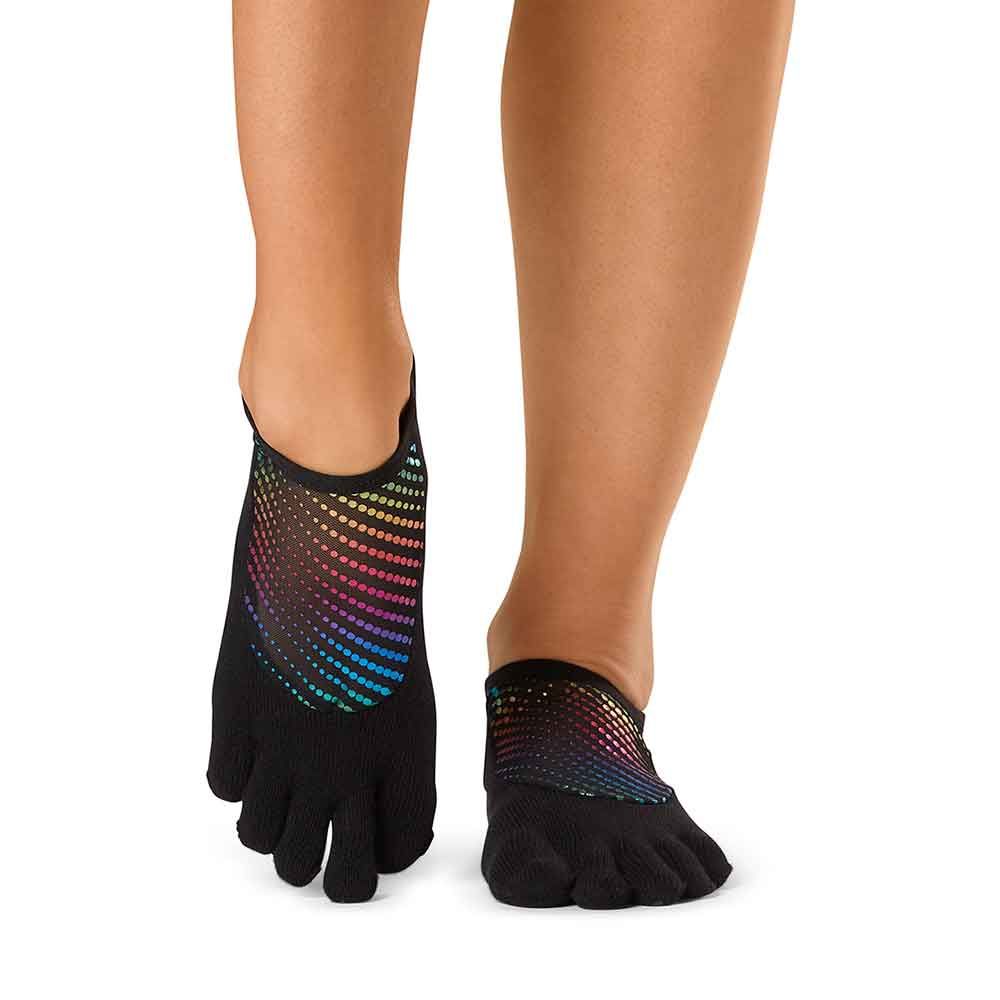 Toesox Five Toe Sandals sz 10 Womens Yoga Mat Flip Flops Multicolor Summer  Beach