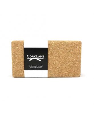 Natural cork yoga block CorkLane