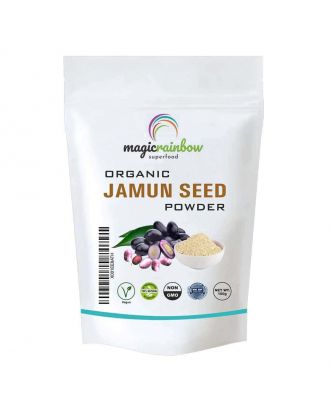 Organic Jamun Seeds, Black Plum Powder Magic Rainbow Superfood 