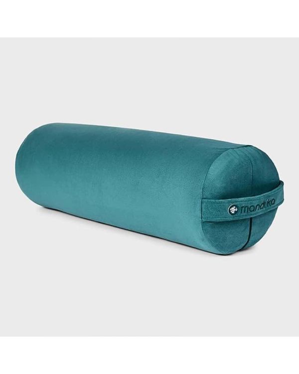 Round Yoga Bolster Manduka Enlight made from micro-fiber