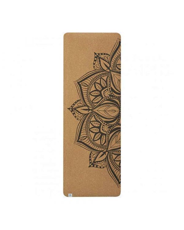 Gaiam Yoga Printed Cork Yoga Mat - 6 mm, 68x24”