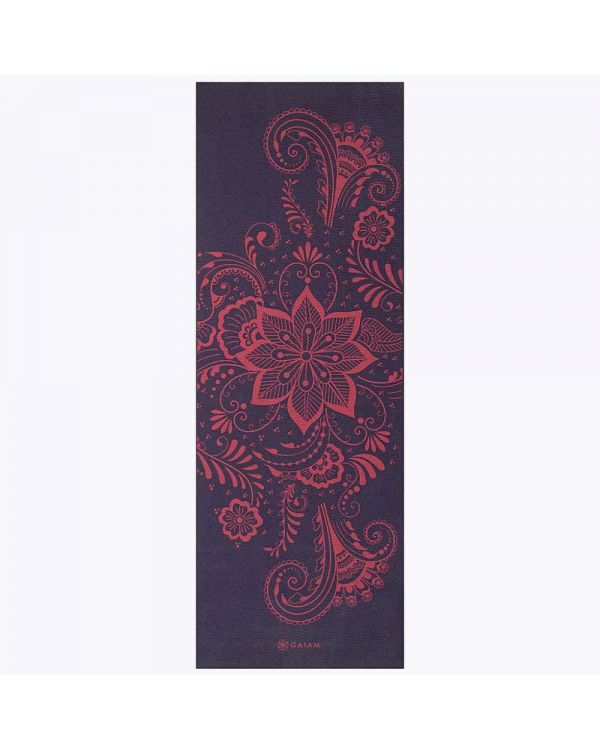 Premium Printed Gaiam yoga mat 6mm (173cm)