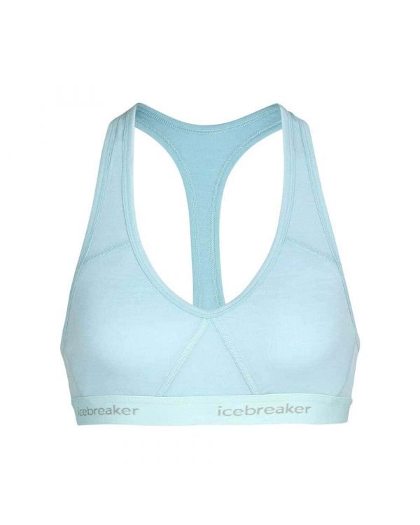 Women's merino wool sports bra Sprite Racerback