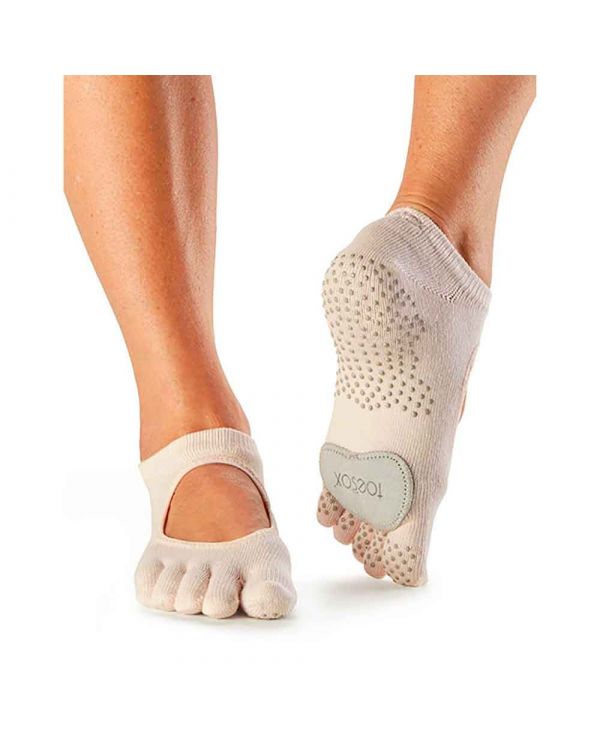  toesox Women's Bellarina Full Toe Grip Socks – Non-Slip Pilates  Socks, Yoga Socks with Grips, Barre Socks, Dance Socks Black : Clothing,  Shoes & Jewelry