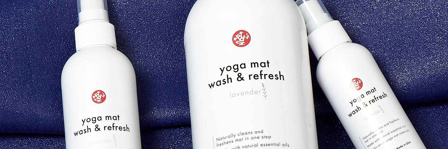 Clean yoga mat