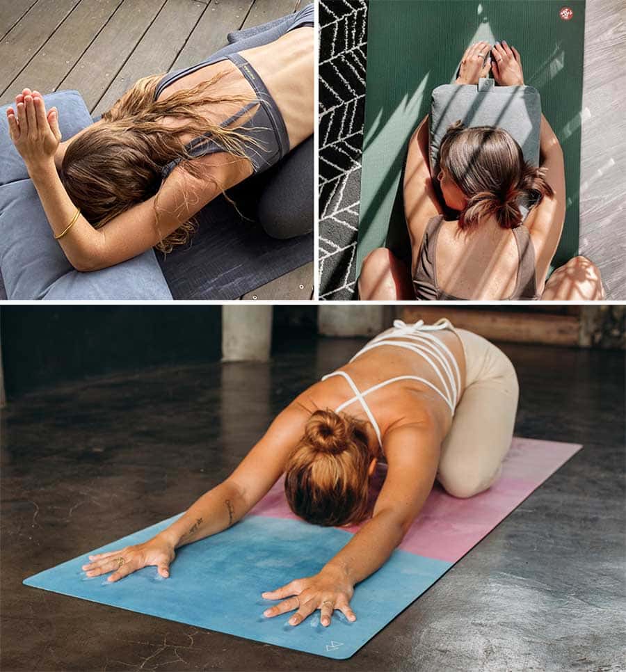 Inner Space Oval Yoga Bolster - Supported Back Bend/Chest Opener