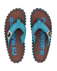 Gumbies flip flops, Eroded Retro