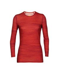 Women's Merino Wool T-Shirt Icebreaker Oasis 200 Ski Track  