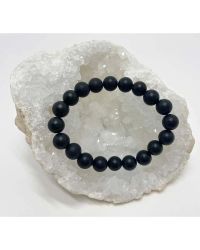 Bracelet Black Onyx White Moon Malas
