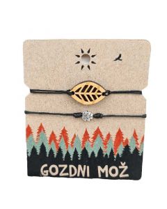 Wooden bracelets Autumn
