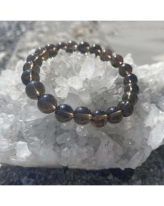 Bracelet White Moon Malas SMOKY QUARTZ