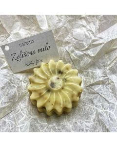 Natural ghee soap with immortelle for face and body