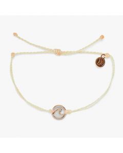 Pura Vida Bracelet Opaque Resin Wave Rose Gold
