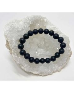 Bracelet Black Onyx White Moon Malas