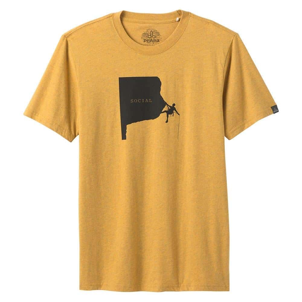 prAna Social Climber Journeyman men's short T-shirt