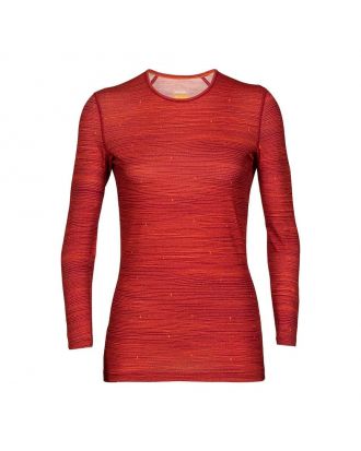 Women's Merino Wool T-Shirt Icebreaker Oasis 200 Ski Track  