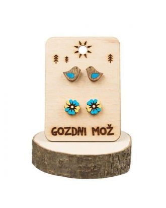 Wooden earrings Summer 2