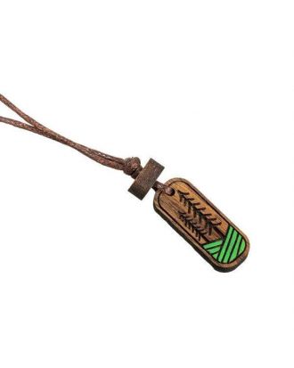Walnut wood necklace Spruce