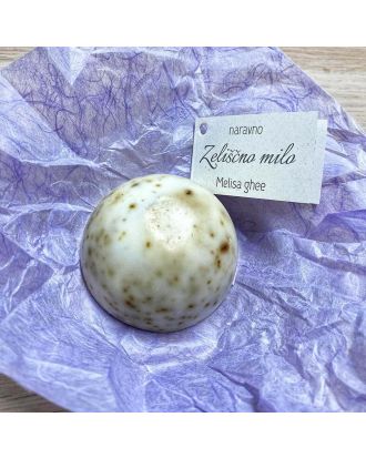 Natural soap ghee lemon balm for face and body