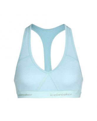 Women's merino wool sports bra Sprite Racerback