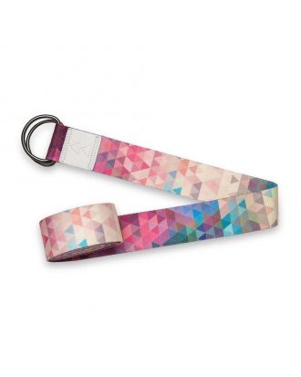 Yoga Strap YDL - pink with print
