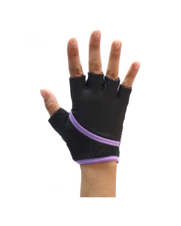 Black 2 Pack Asana Socks Grip Gloves for Yoga Fitness Pilates Gym 