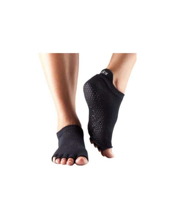 ToeSox Women's Low Rise Half Toe Grip Non-Slip for Ballet Pilates Barre Toe Socks Yoga