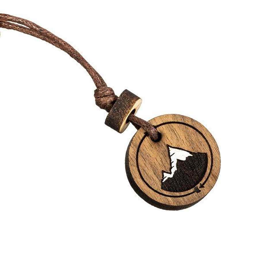  Wooden necklace for all lovers of nature and mountains