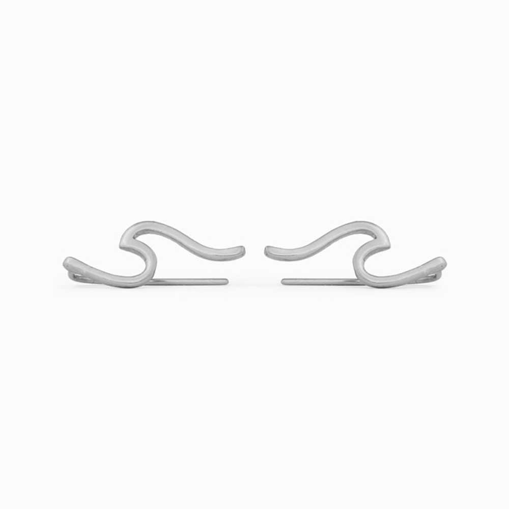 Silver earrings Wave Ear Pura Vida