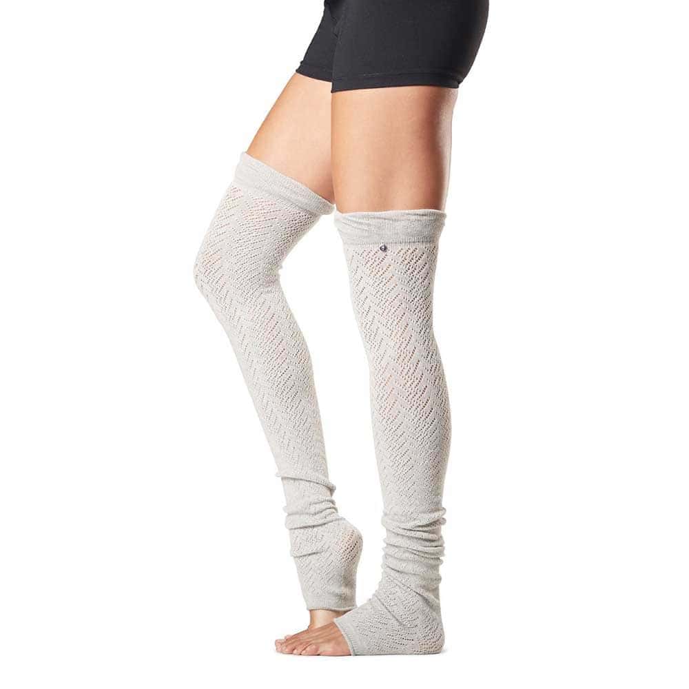 High leg warmer Toesox Farrah dance, yoga
