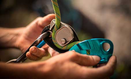 Grigri the most common belay for sport climbers